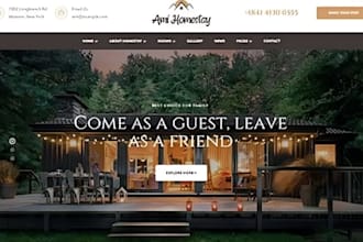 build squarespace airbnb website vacation rental property booking management
