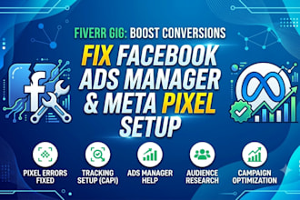 fix facebook ads manager meta ads pixel setup instagram ads