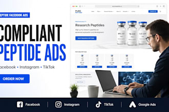 peptide marketing setup peptide facebook ads fix peptide ads for peptide website