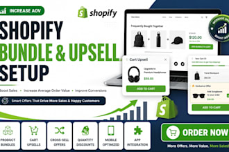 boost shopify bundle and upsell setup for more sales  email flows subscription