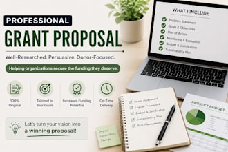 write grant proposal for your organization