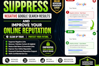 remove bad google result deindex negative links,  delete unwanted  search result