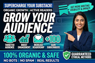 do substack promotion, substack newsletter, organic substack subscribers growth