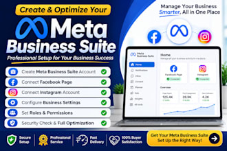 create and optimize your meta business suite account