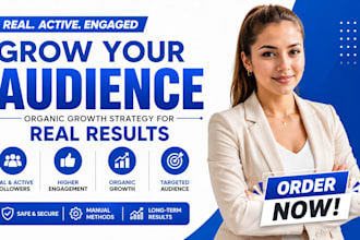 organic facebook page promotion to grow real followers