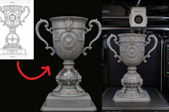 design custom 3d trophy award models medal coin stl file for 3d printing 3mf