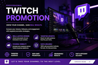rank your twitch channel for more views and followers
