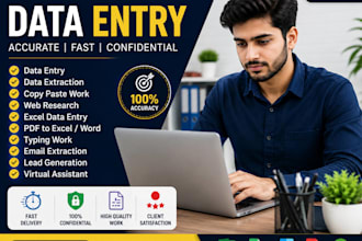 do accurate data entry in ms exel and in google sheetsz