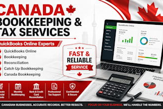 manage quickbooks online bookkeeping reconciliation catch up bookkeeping canada