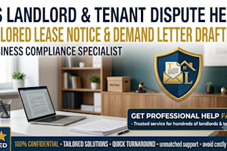 draft tenant demand letters and landlord lease dispute notices