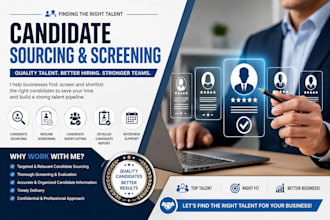 source, screen and shortlist top talent for your business