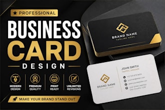 design a professional business card for your brand