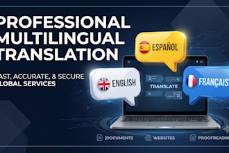 translate anything into en,es,fr
