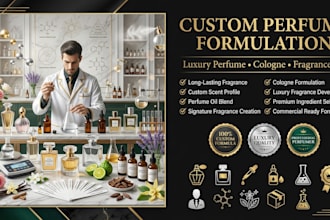 formulate long lasting perfume, cologne fragrance oil blend custom scent profile