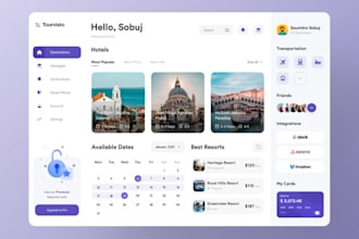 develop a travel website  for you