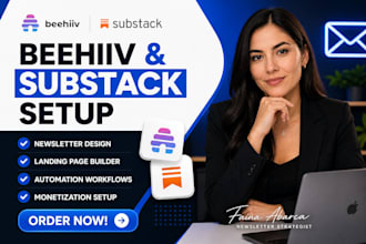 setup beehiiv account substack beehiiv ai newsletter design beehive landing page