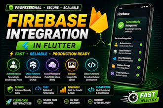 integrate firebase authentication firestore and fcm