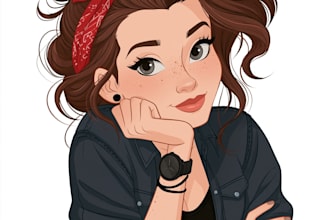 draw cartoon portrait in disney cartoon