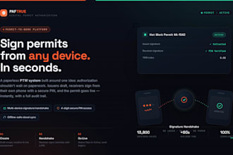make paperless permit management system web and apps
