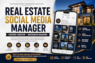 be your real estate social media manager and content creator