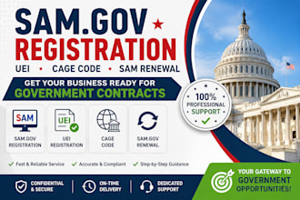 do sam gov registration, uei, cage code, sam renewal for government contracts