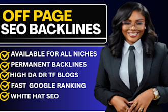 do monthly off page SEO with white hat link building and citations