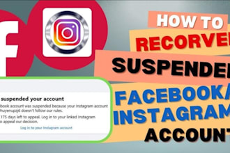 restore instagram page, ig profile unbanning issues