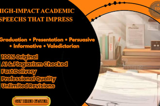 write outstanding academic and graduation speeches