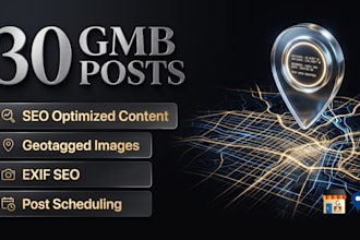 create SEO optimized gmb posts with geotagged images and exif data