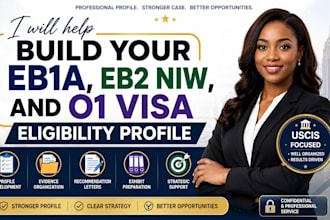 help build your eb1a, eb2 niw, and o1 visa eligibility profile