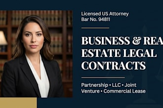 prepare corporate agreements and business partner documents