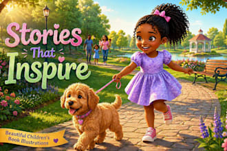 do 3d children book illustration, book illustration, children illustration