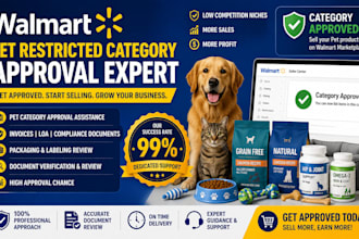 approve walmart pet category