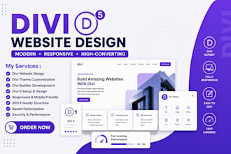 be divi expert for divi wordpres website, divi theme, divi 5, divi builder, divi