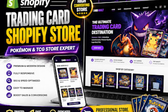 build a custom shopify tcg store for pokémon trading card businesses