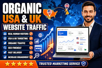 do organic USA,UK website traffic to increase sales