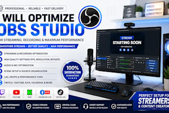 professionally optimize your obs studio for streaming, recording maximum