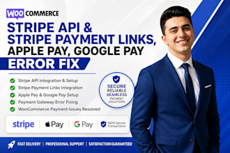 woocommerce stripe api stripe payment links, apple pay, google pay error fix