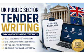 write UK public sector tenders and delta esourcing bid submissions