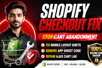 fix shopify checkout friction and cart abandonment bugs to recover sales