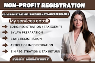 register your nonprofit for fast and compliant legal approval