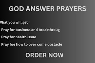 offer heartfelt christian prayer and encouragement