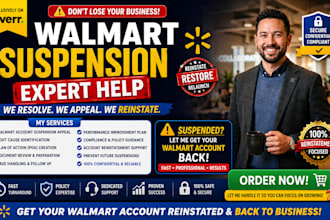 reinstate your walmart marketplace suspended seller account