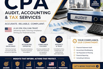 provide US CPA audit, tax and accounting services