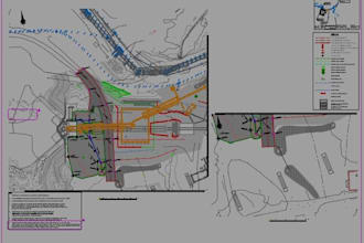 design site plan and grading plan in autocad civil 3d