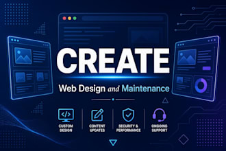 create web design and maintenance