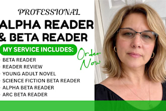 beta read, review your ya novel, sci fi, horror, thriller and arc alpha reader