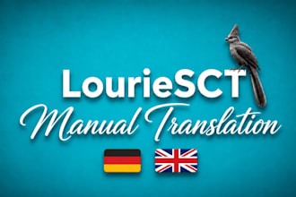 translate your user manual from english to german