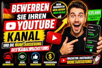 bewerben sie ihren youtube kanal und die