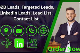 do b2b leads, targeted leads, linkedin leads, lead list, contact list